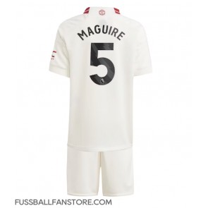 Manchester United Harry Maguire #5 Replik 3rd trikot Kinder 2023-24 Kurzarm (+ Kurze Hosen)